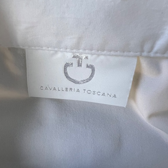 Cavalleria Toscana S/S Jersey Competition Polo with Perforated Inserts - Picture 13 of 13